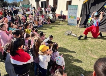 PUEBLO LIEBIG CELEBRÓ EL DIA DE LAS INFANCIAS JUNTO A LAS FAMILIAS.