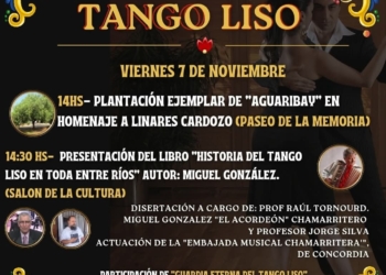 Pueblo Liebig se prepara para vivir el 3° Festival Provincial de Tango Liso