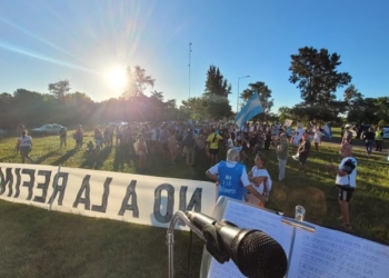 Pueblo Liebig acompañó la 4° Caravana al Puente Internacional Artigas