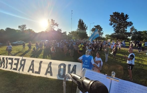 Pueblo Liebig acompañó la 4° Caravana al Puente Internacional Artigas
