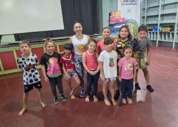 A puro ritmo en Pueblo Liebig! Dió comienzo el taller municipal de Ritmos Latinos