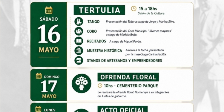 ¡Pueblo Liebig celebra sus 51 años de historia!