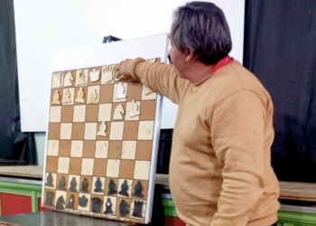 Comenzó el Taller Municipal de Ajedrez en Pueblo Liebig