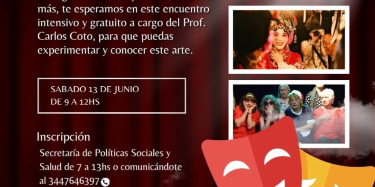 CLASE INTENSIVA DE TEATRO EN PUEBLO LIEBIG