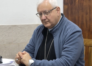 Monseñor Gustavo Zurbriggen visitó Pueblo Liebig