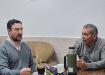Reunión de trabajo con la Dirección Departamental de Escuelas en Pueblo Liebig.