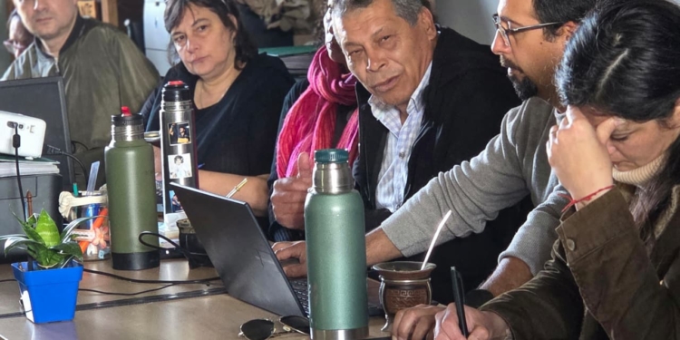 Plan de Contingencia:  ante una posible creciente extraordinaria se realizó reunión de trabajo en Pueblo Liebig.