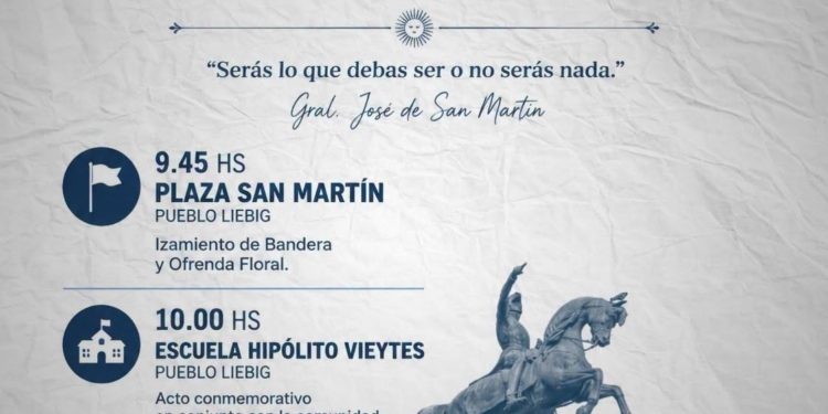 Acto por el Paso a la Inmortalidad del General José de San Martín