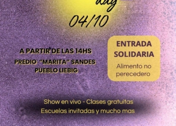 Una tarde a pura danza, acrobacias y talento en Pueblo Liebig