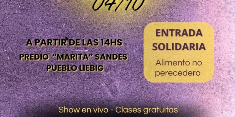 Una tarde a pura danza, acrobacias y talento en Pueblo Liebig